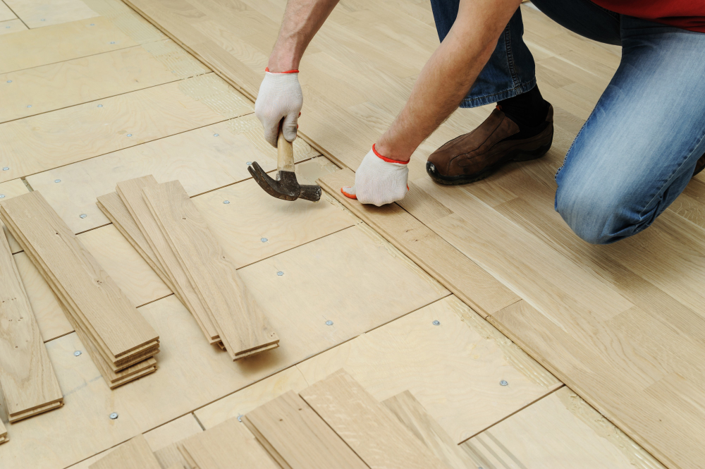 Pose de parquet